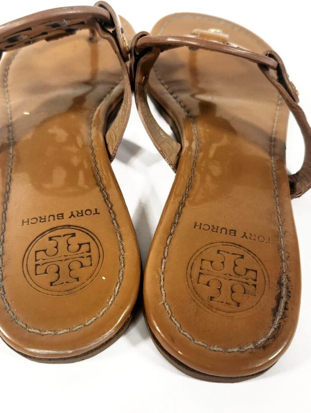 Tory Burch Tan Brown Miller Sandals Size 6.5